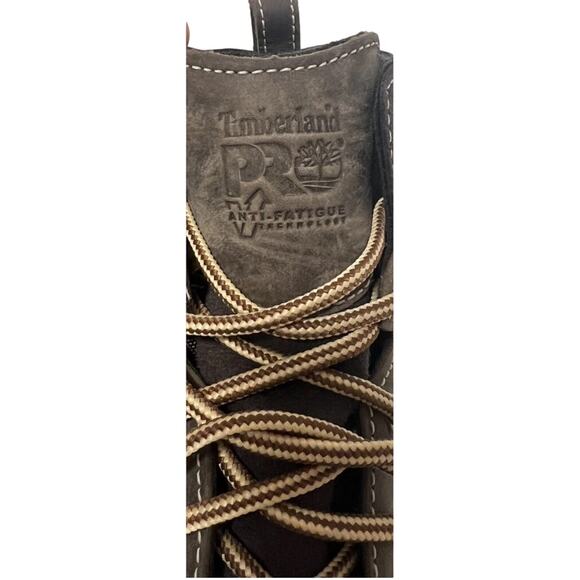 Timberland Pro Womens Hightower 6 Inch Alloy Safety Toe Brown Work Boots-Sz: 9 - Picture 4 of 8